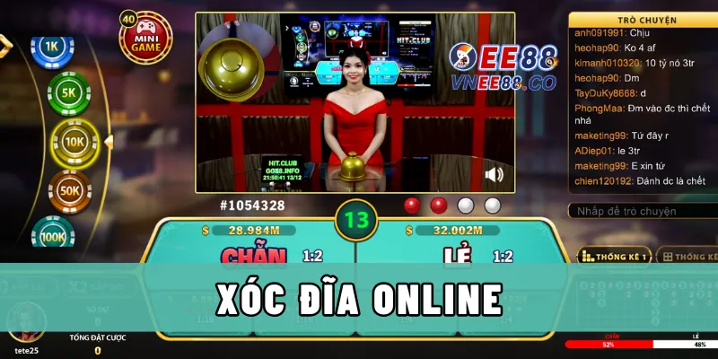 Xóc đĩa online cùng ee88